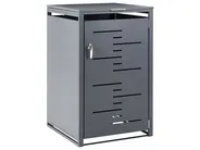 Obudowa śmietnikowa 240 L PERISSA Metal Ciemnoszary_1073465