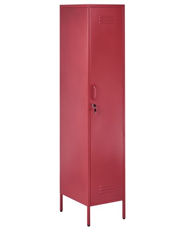 Storage Unit FROME Metal Red | Beliani.co.uk