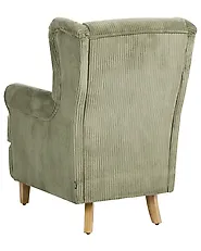 Wingback Chair ABSON Corduroy Green_1185975