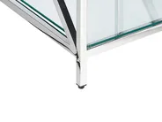 Side Table AUDET Tempered Glass Silver_857915