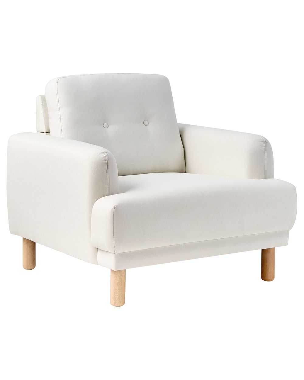 Sessel TUVE Stoff Cremeweiß