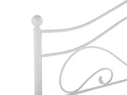 Bed Metal LYRA 140 x 200 cm (EU Double) White_817951