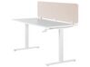 Desk Screen 180 x 40 cm Beige WALLY_853223