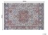 Teppich mehrfarbig orientalisches Muster 150 x 230 cm Kurzflor KORGAN_817502