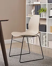 Set of 4 Conference Chairs PANORA Beige_1174140