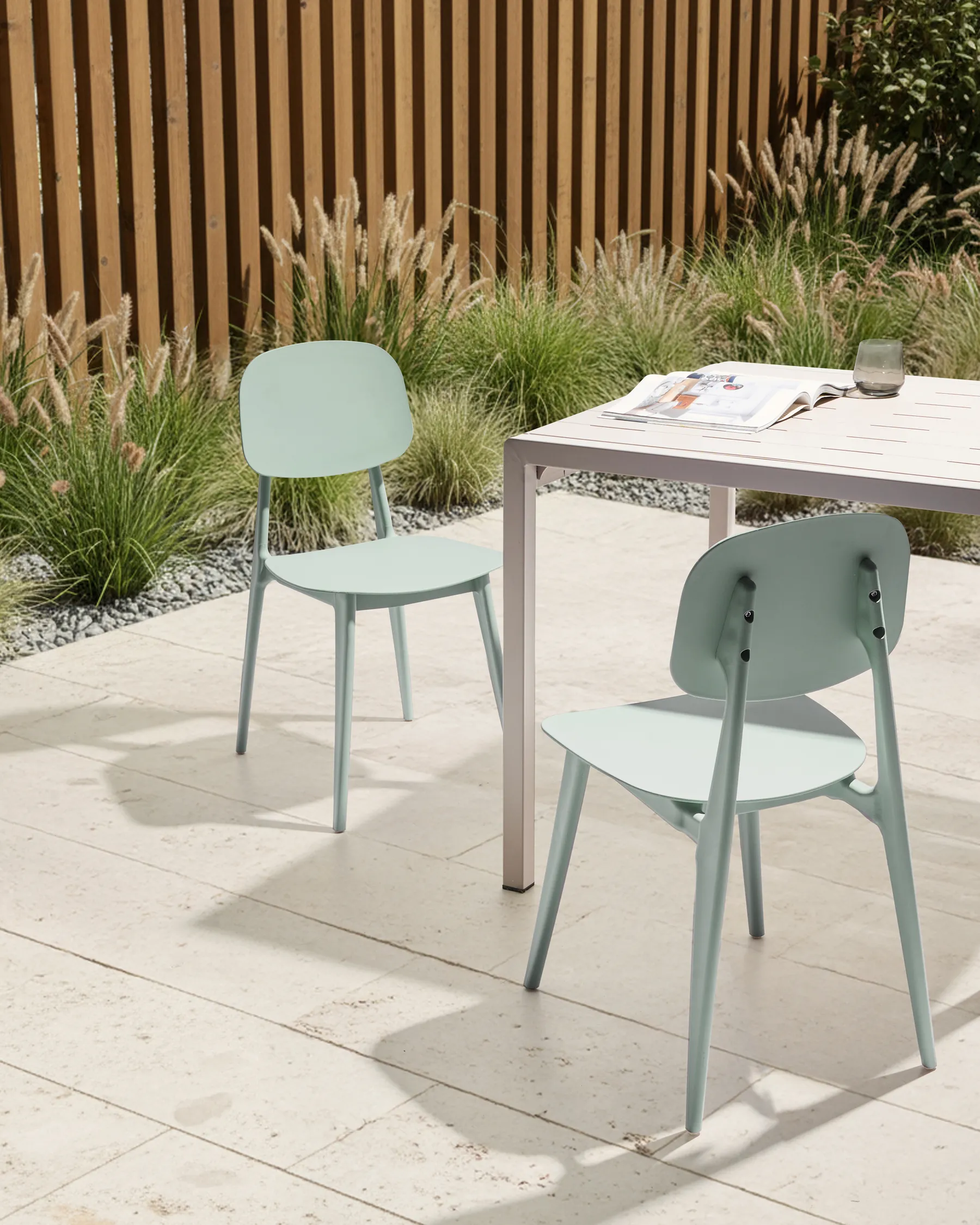 Set di 2 sedie da giardino KATTAVIA Verde menta_1020369