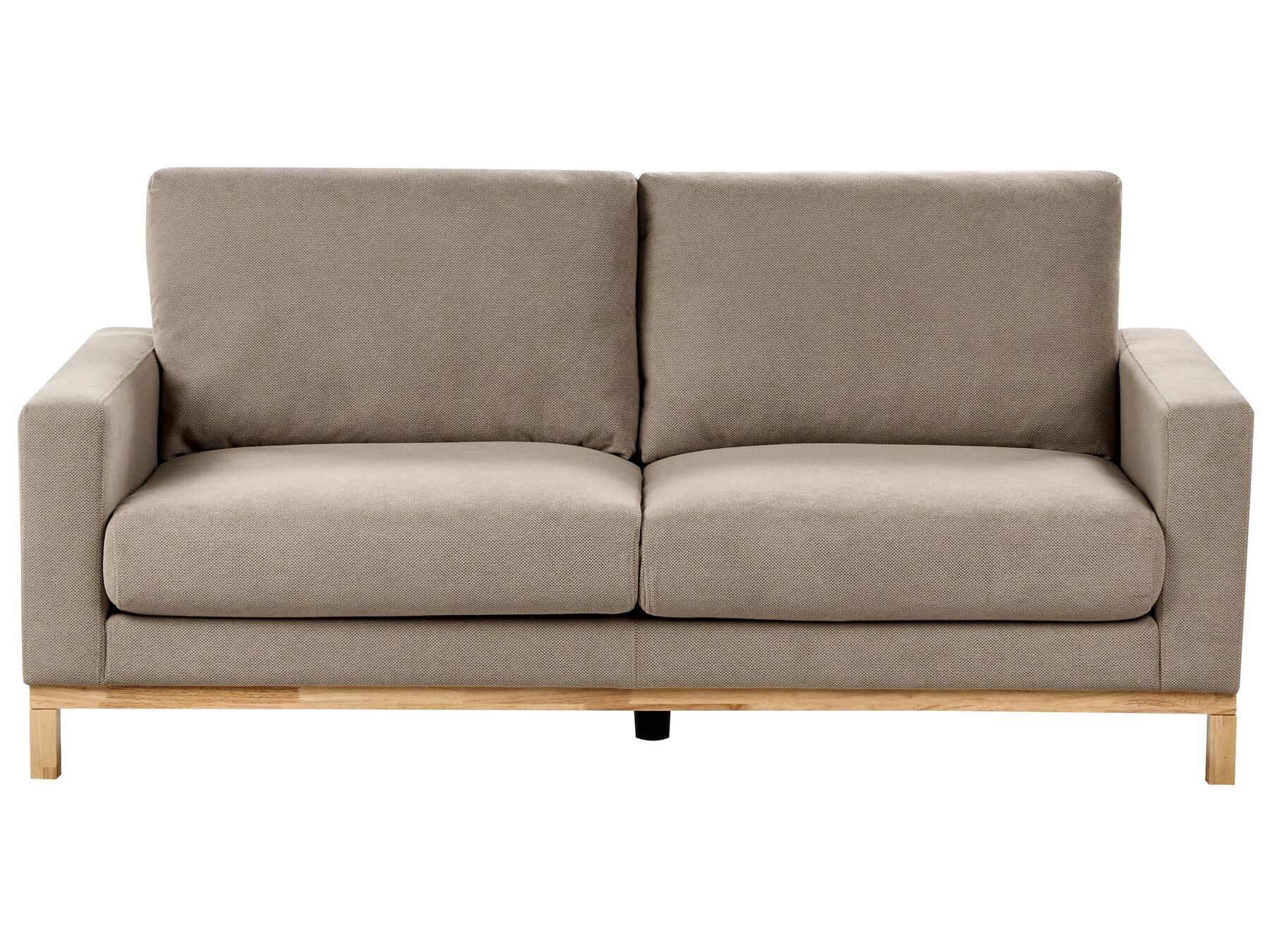 2-Sitzer Sofa taupe / hellbraun SIGGARD_920797