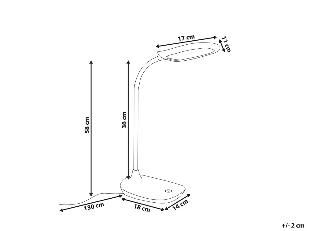 LED Desk Lamp HYDRA with Dimmer Light Blue_1018803