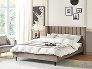 Letto Velluto VILLETTE 180 x 200 cm Tortora_1178352