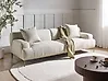 Sofa dla 3 osób MATILA Boucle Złamana biel