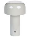 Bezprzewodowa lampa stołowa LED BESOS Ze ściemniaczem Metal Szary