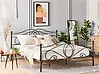 Bed Metal LYRA 180 x 200 cm (EU Super King) Black