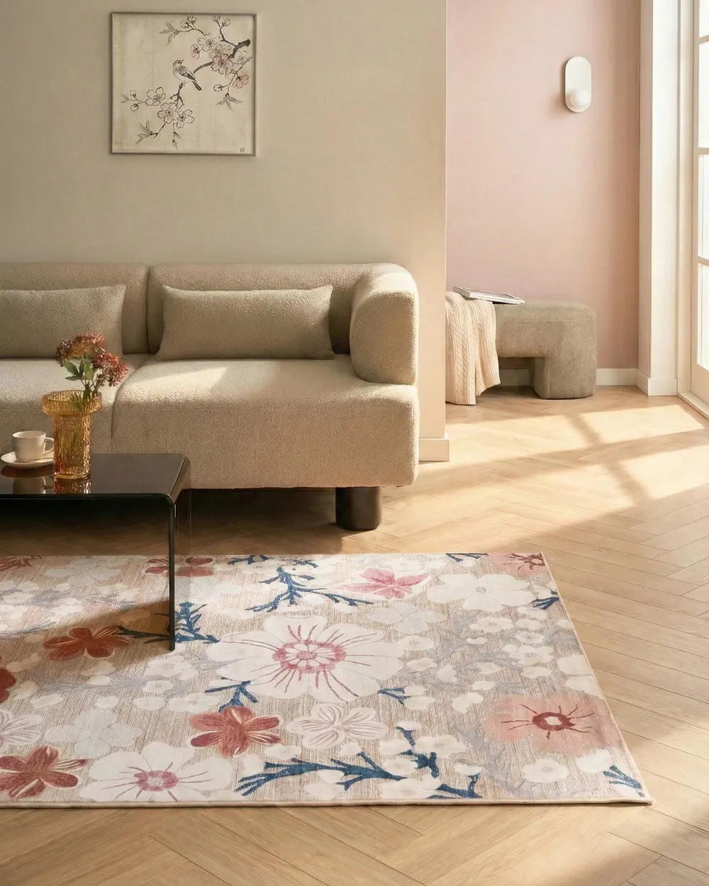 Rug DAZKIRI Multicolour 140 x 200 cm - Beliani.es