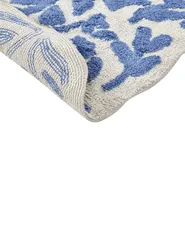 Bath Mat DERIK Blue 60 x 90 cm Cotton_905482