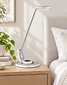 LED-skrivbordslampa CORVUS med dimmer Metall Vit/ Silver
