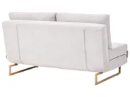Sofa Bed 3 Seater JERSLEV Fabric Off-White_1012684