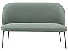 Dining Bench 2 Seater OSBY Fabric Green