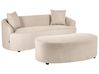 Sofa AMAL z otomaną Beżowy