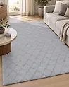 Faux Fur Rug GHARO Grey 160 x 230 cm