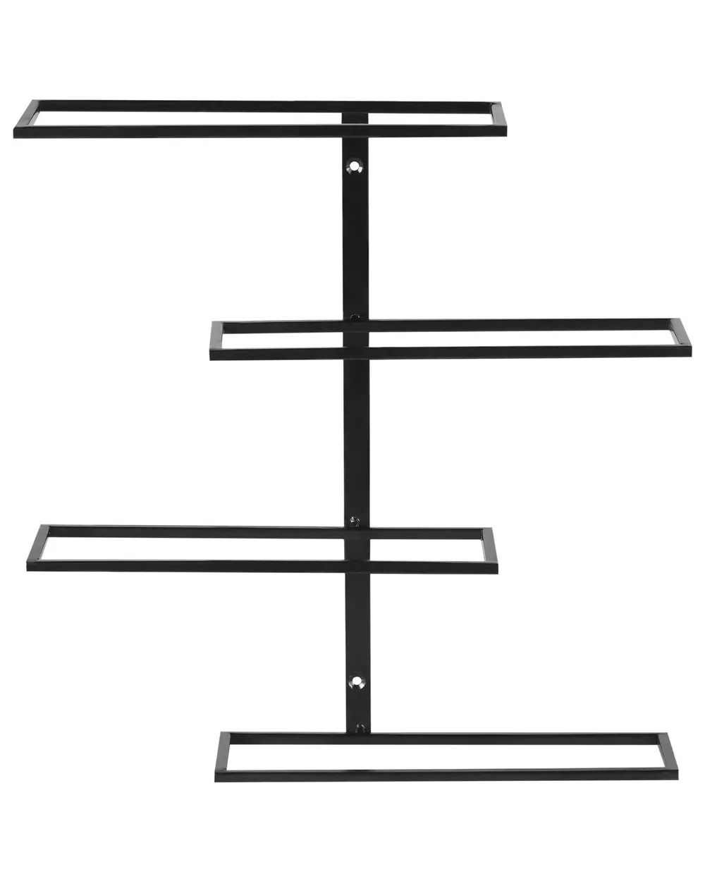 Wall Mounted Wine Rack EINSTEINIUM Metal Black_962658