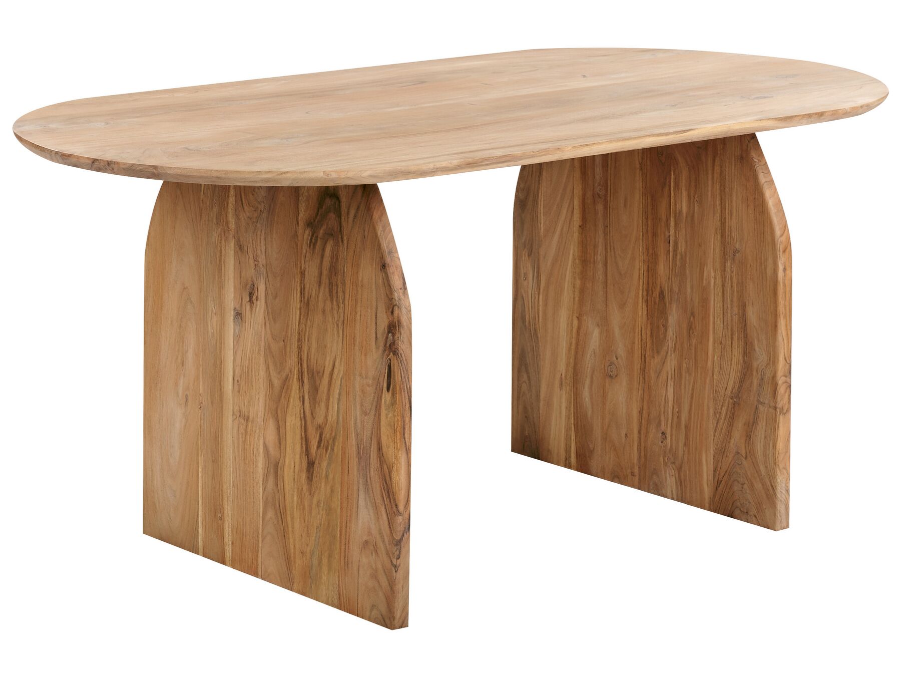 Acacia Wood Dining Table 180 x 90 cm Light SKYE_918627