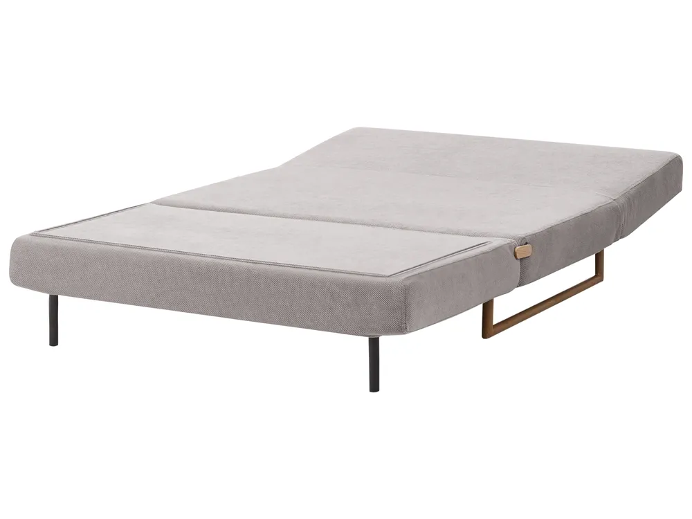 Sofa Bed 2 Seater JERSLEV Fabric Grey - Beliani.it