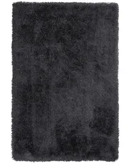 Dywan shaggy CIDE Czarny 140 x 200 cm_746835