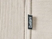 Corner Sofa 3 Seater DOLVA Corduroy Off-White Left Hand_984848