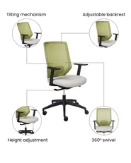 Office Chair VIRTUOSO Light Green_1073401