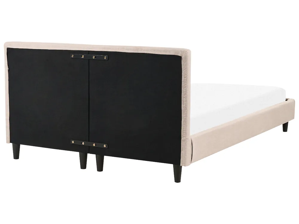 Bed Fabric FITOU 140 x 200 cm (EU Double) Beige_875997