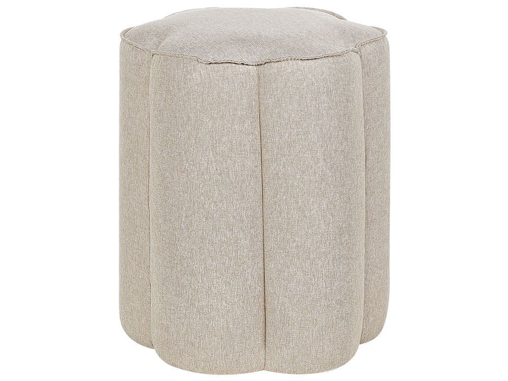 Pouf TAPPEN Lin synthétique Beige
