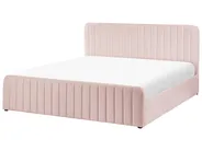 Ottoman Bed LUNAN Pastel Pink 180 x 200 cm (EU Super King)_1051481