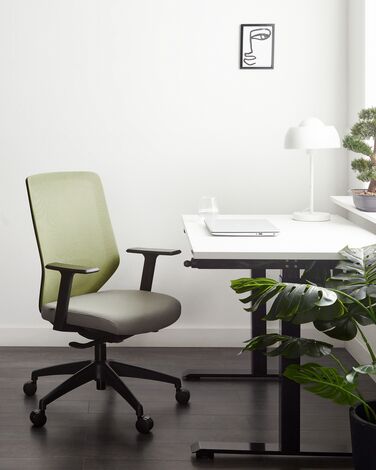 Swivel Office Chair Green VIRTUOSO 