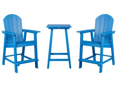 Garden Bistro Set Blue ADIRONDACK