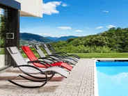 Rocking Sun Lounger CARANO II Metal Grey_812653