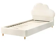 Kids Bed Cloud Boucle BELLEVUE 90 x 200 cm (EU Single) Off-White_984345