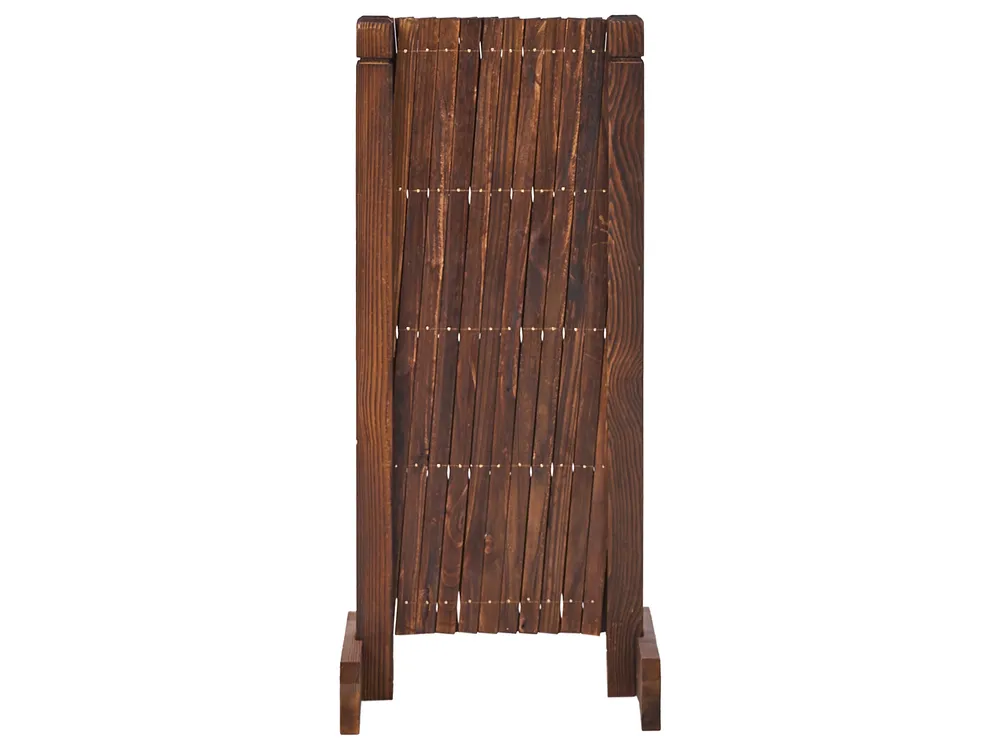 Garden Trellis SCIOLZE Extendable Dark Brown_1041487
