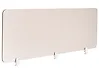 Desk Screen SPLIT 180 x 50 cm Beige