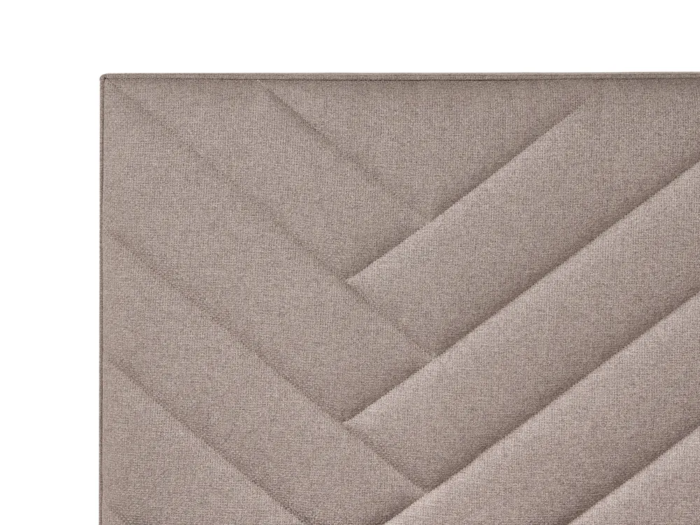 Divan Bed with Storage ESQUIRE Fabric Taupe 180 x 200 cm (EU Super King)_1016273