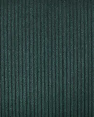 Set of 2 Dining Chairs LOVERNA Corduroy Dark Green_780031