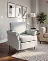 Armchair VIETAS Fabric Light Grey