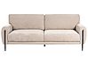 Sofa 3-Sitzer SKARO Chenillegewebe Beige