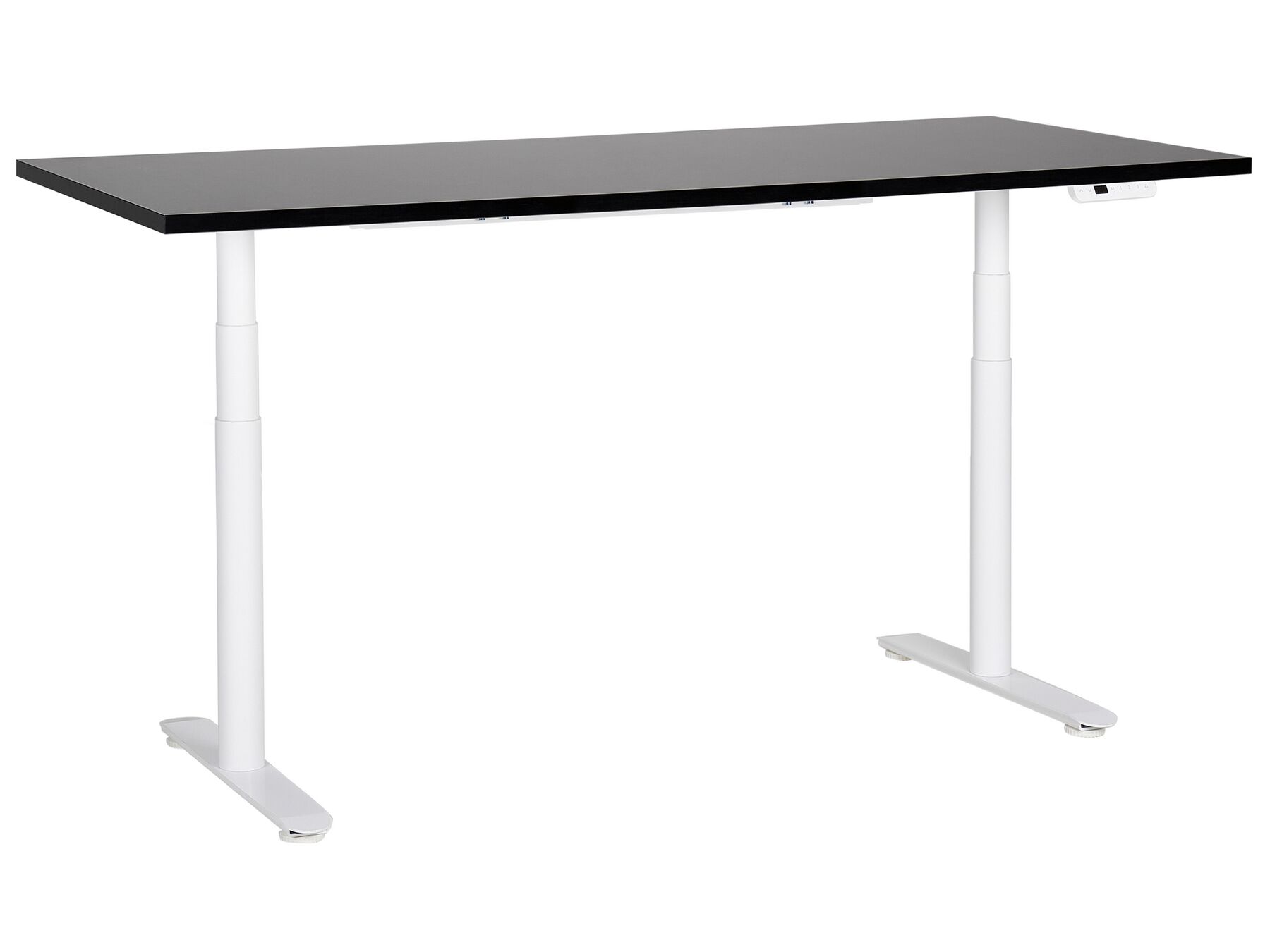 Elektricky nastaviteľný písací stôl 180 x 80 cm čierna/biela DESTINAS_899607