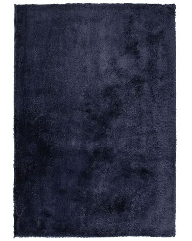Matta lång lugg 200 x 300 cm mörkblå EVREN