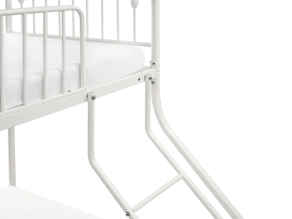 Bunk Bed Metal CHAMONIX 90/140 x 200 cm White_976750