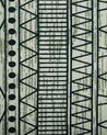 Teppich schwarz-grau 160 x 230 cm Zickzackmuster Kurzflor KEBAN_796365