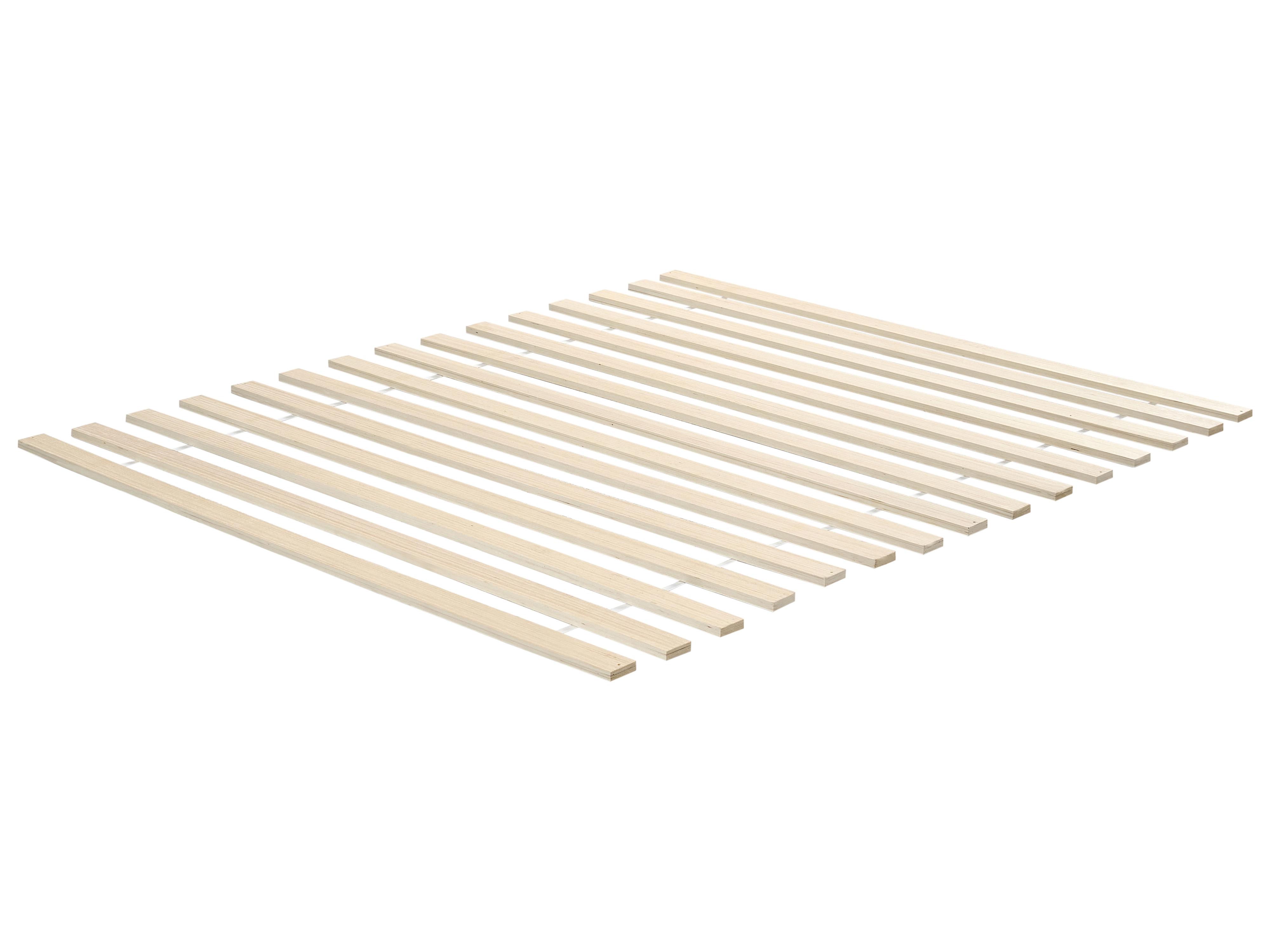 Bett mit Lattenrost Kiefernholz GONFARON 140 x 200 cm Schwarz_1032039