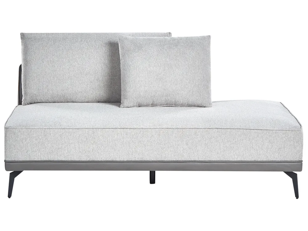 Corner Sofa 3 Seater MYKEN Fabric Light Grey Right Hand_952084