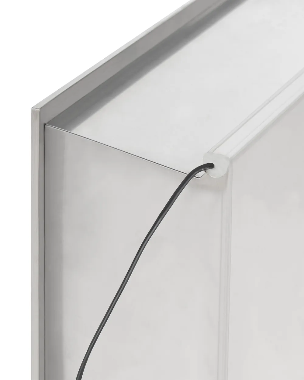 Półka wnękowa ITAIPU LED Metal Srebrny_1134919