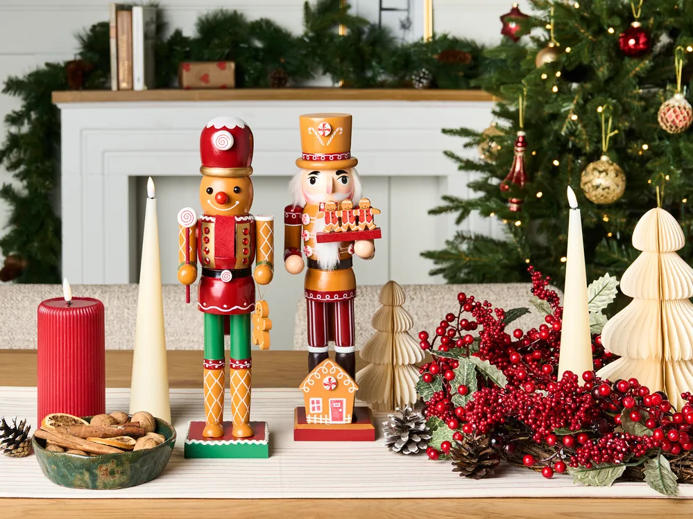 Lot De 2 Sapins De Noël Muraux En Carton - 6 Pieds - Décoration Articulée